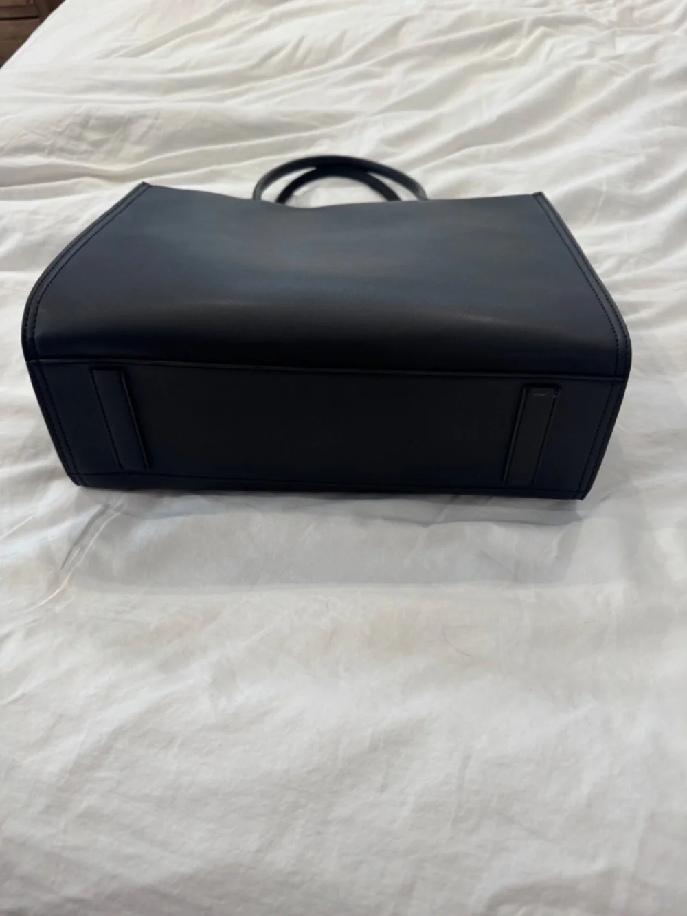 Tory Burch Small Ella Bio Tote Black NWOT + Organizer
